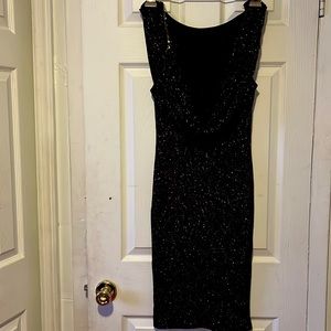 A beautiful Black & Gold dress